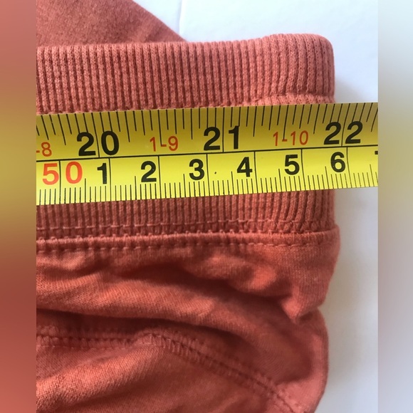 NEW Women’s Relaxed Fit Fleece Jogger Pumpkin Color Plus Size - Picture 7 of 10